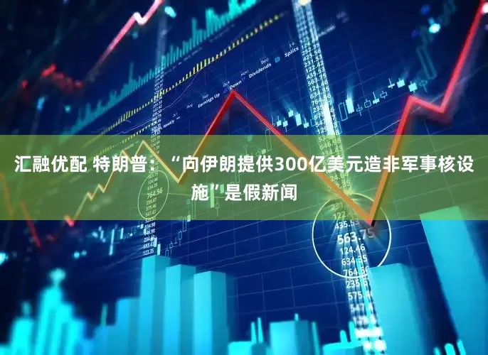 汇融优配 特朗普：“向伊朗提供300亿美元造非军事核设施”是假新闻