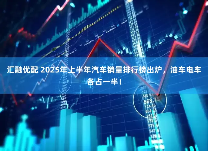 汇融优配 2025年上半年汽车销量排行榜出炉，油车电车各占一半！